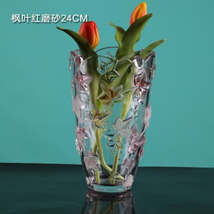 Wll华特玻璃梅罗浮宫郁金香精致瓶