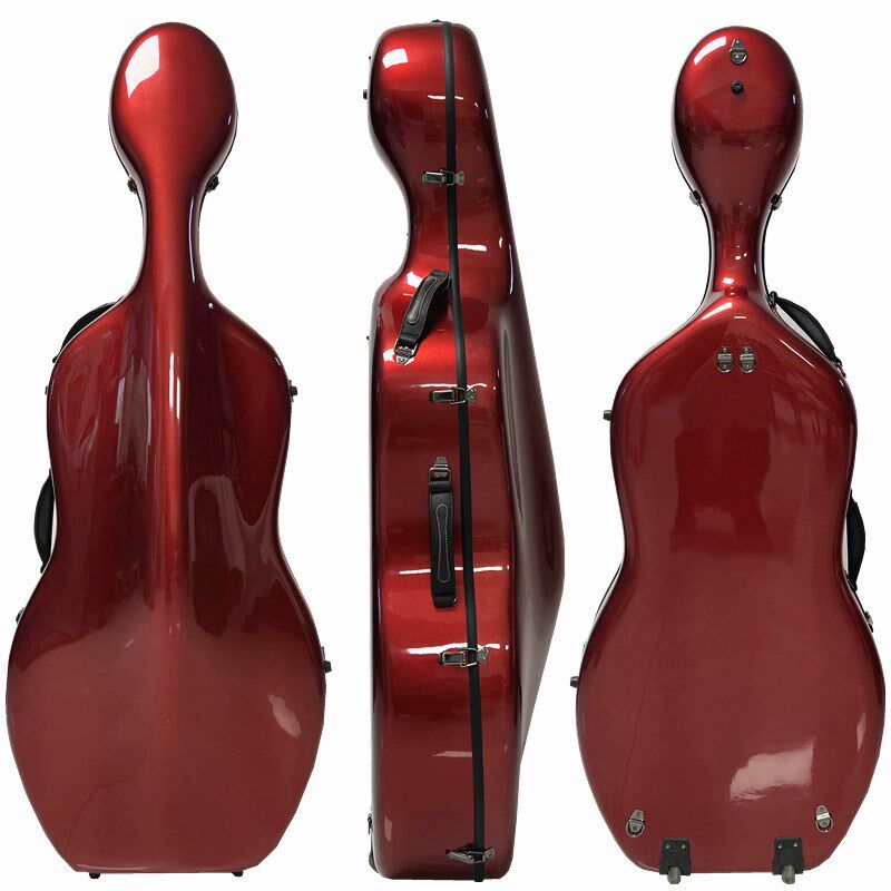 超轻复合航空材料托运抗压耐摔轻巧便携托运琴盒大提琴包