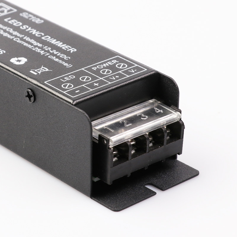 直流dc2呼吸闪烁调光器霓虹灯带同步速度亮度遥控调节驱动