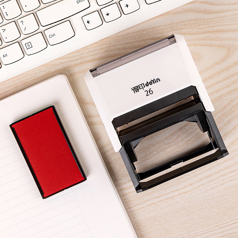 得印回墨大文本印章复印无效章轻型回墨全盖章定制两行姓名字定制