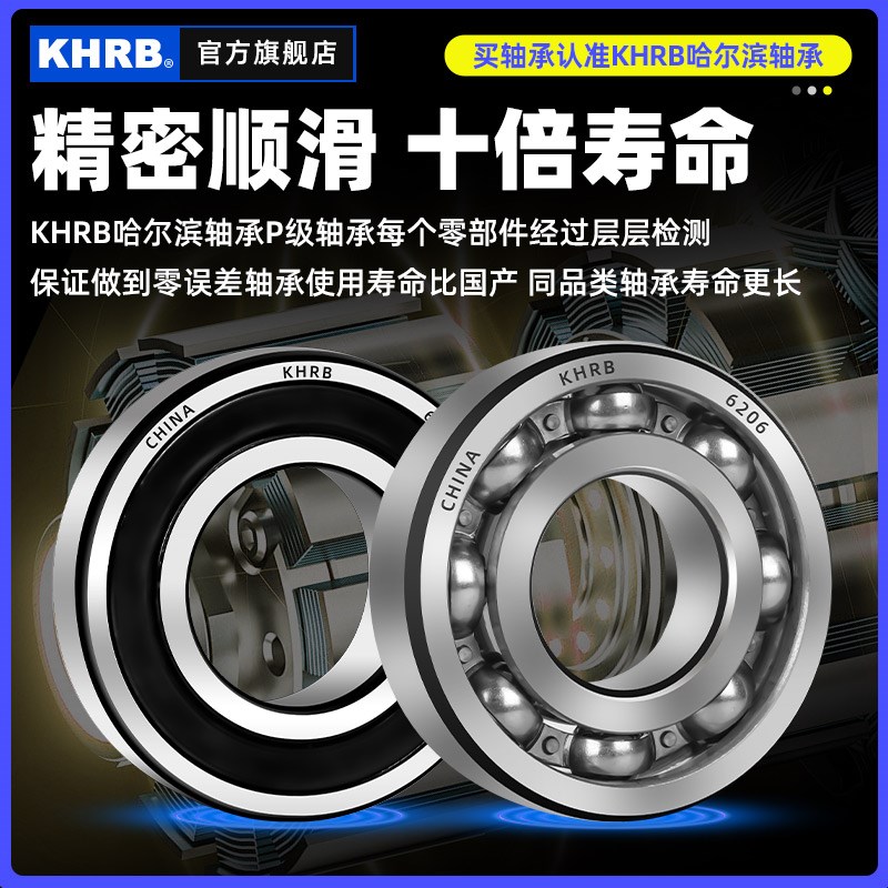 哈尔滨免维护轴承型号大全6300电机63016302 6303 6304 6305RS