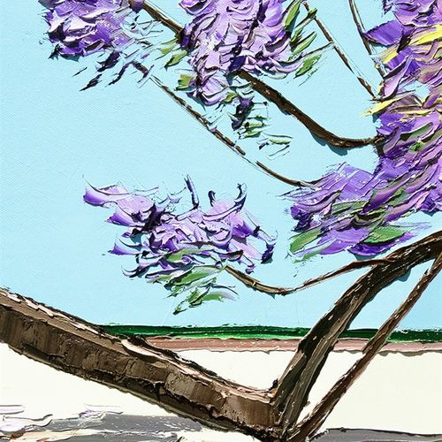 阿斯蒙迪洪浩昌限量版画艺术品客厅玄关风景画沙发装饰画收藏品