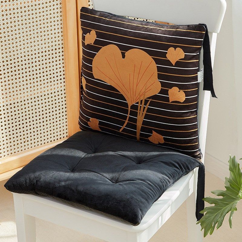 端卡通连体坐垫护腰靠垫背一体办公室加厚学生餐屁股座椅垫