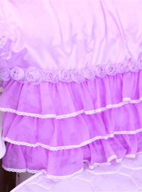 梦幻的城堡皮床 圆床方床公玫瑰蕾丝床头罩 床头床头软包