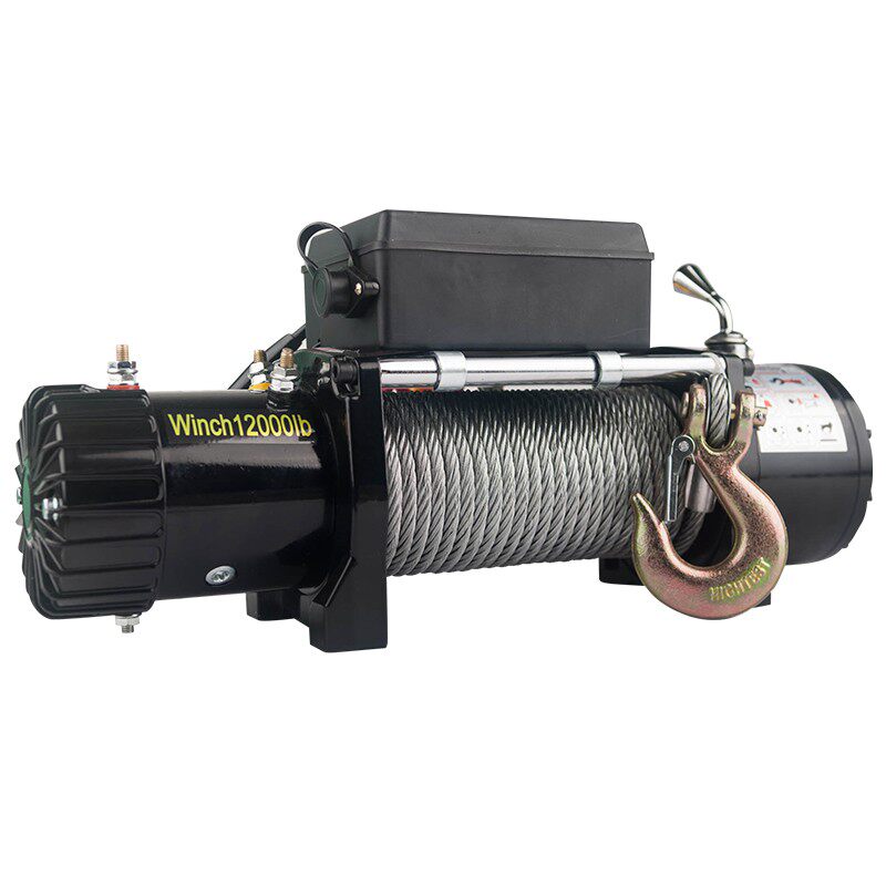 电动绞盘 车载吊机2电动葫芦卷扬机越野车自救汽车绞盘吊机