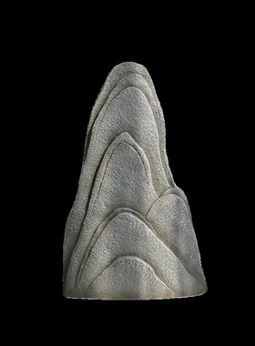 中式雪浪石玻璃钢仿真石头室内软装造景园林假山石装饰景观石