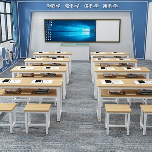 培训桌长条桌电脑桌单课桌椅补习辅导班写字练字书法桌书桌