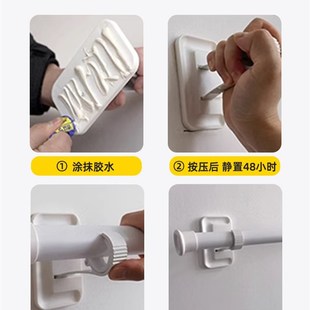 出租房窗帘窗帘杆一整经济型壁挂式卧室小窗户遮光帘免打孔安装