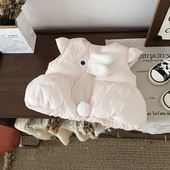 DW241211儿童马甲2024秋冬新款 兔子马甲 韩版