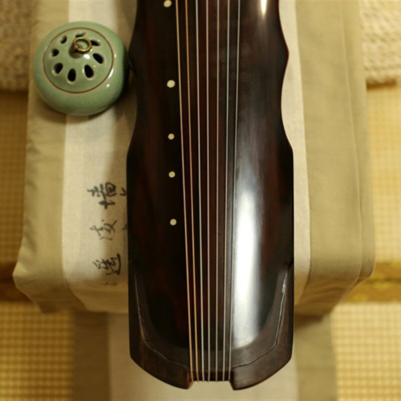 金扬】老杉木纯手工演奏古琴赠送件纯生漆鹿角霜伏羲古琴