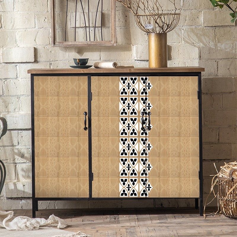 欧式复古旧家具木纹床头柜柜子改色翻新保护膜创意自粘墙纸,家居饰品,家具贴,淘宝优惠券,粉丝福利购,淘宝优惠卷