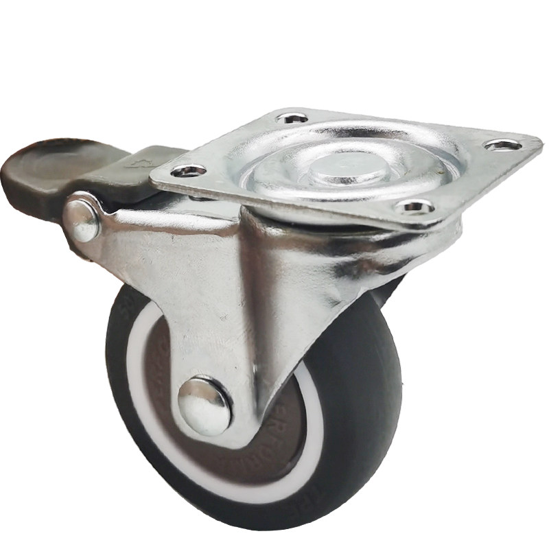 平板轮家具包胶静音万向轮小货架轮轴承金属刹车脚轮平面通用轮子,基础建材,脚轮/万向轮,淘宝优惠券,粉丝福利购,淘宝优惠卷