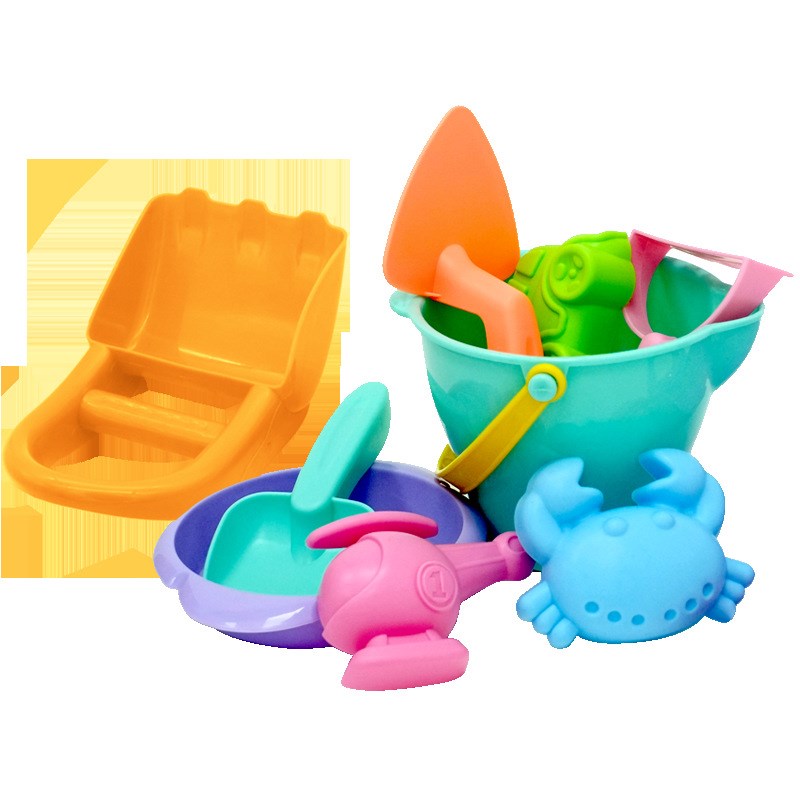 儿童沙滩桶沙池玩沙挖沙工具戏水沙漏推车塑料铲子装
