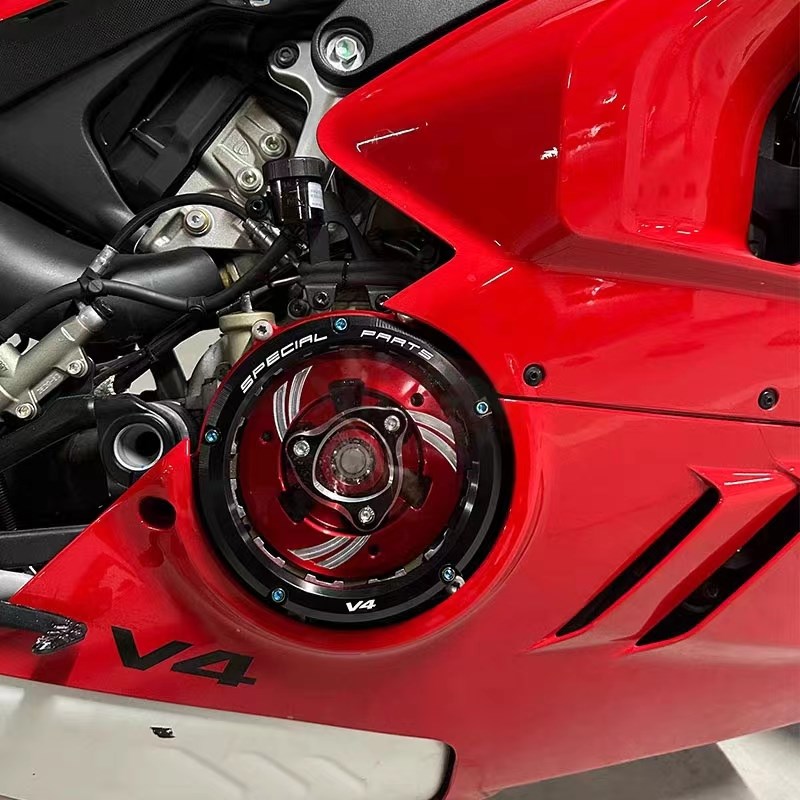 适用杜卡迪 改装离合器边盖离合装饰 9599999 2