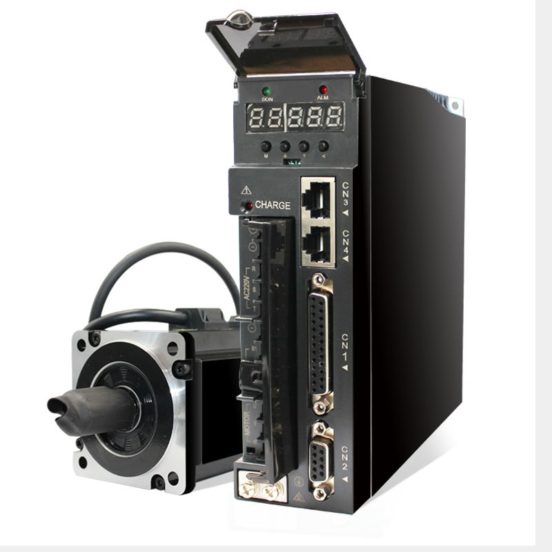 飞万伺服电机驱动器套装400W 750W小型交流伺服定位系统60 80法兰