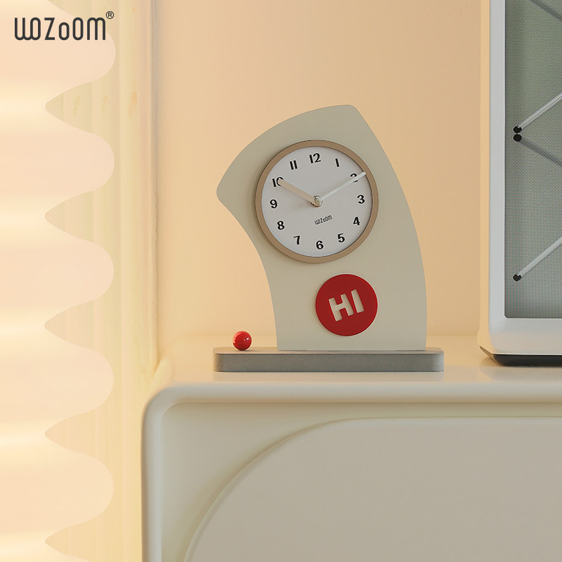 WOZOO屋准客厅台式座钟装饰品玄关电视柜高级感时钟办公桌面,家居饰品,桌面摆件,淘宝优惠券,粉丝福利购,淘宝优惠卷