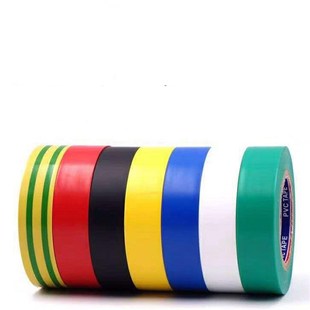 黄绿色电工胶带绝缘胶布色电胶布接地线标识胶带防水