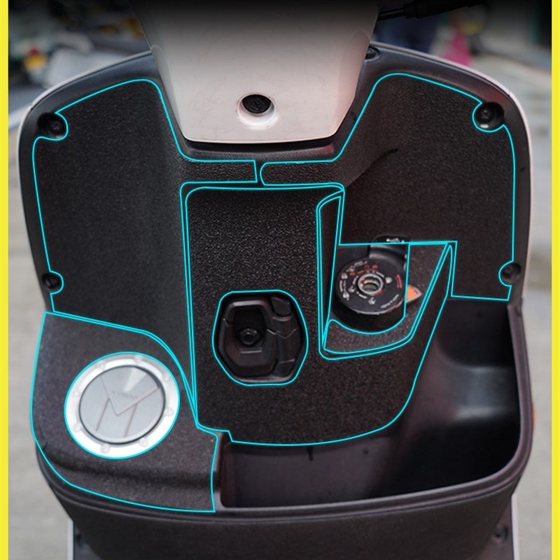 适用光阳NEW MANY125车身装甲贴加厚保护膜油箱贴膜拉花配件改装