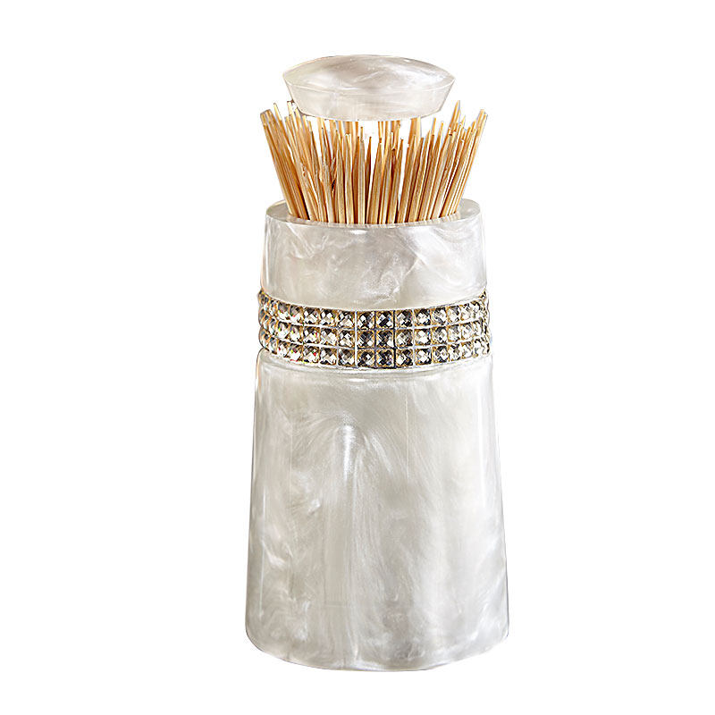 牙签盒创意个性自动棉签盒欧式客厅按压式家用防尘牙签筒,收纳整理,牙签盒,淘宝优惠券,粉丝福利购,淘宝优惠卷