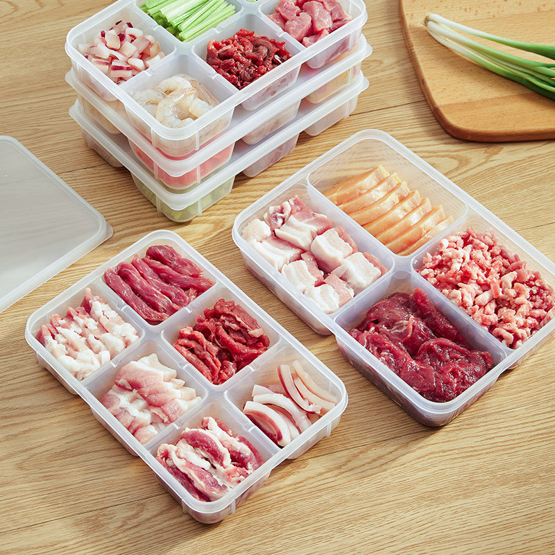 日本冰箱收纳盒分装冻肉保鲜盒