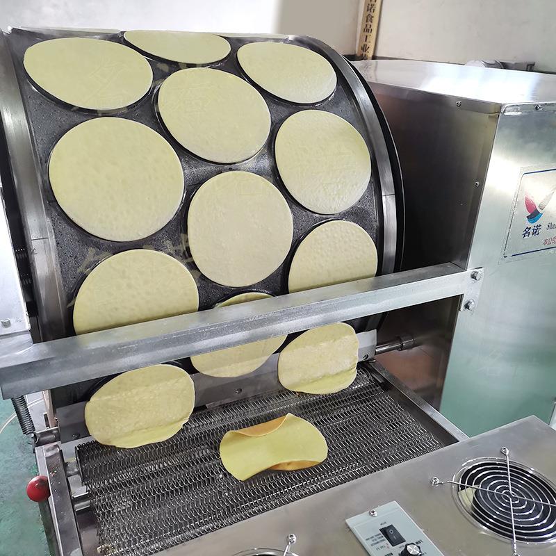 做6寸千层蛋糕的千层皮饼机自动化生产MNP-3Q型千层皮机生产厂家