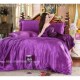 piecoe Student sheets satin Bed quilt set silk duvet cover