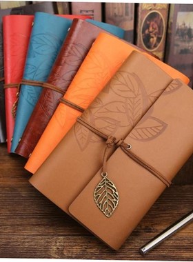 Retro Diary Notepad PU Leather Notebook Note BoSok Stationer
