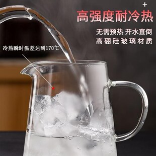 Glass teapot small filtter simple tea set office tea pot 7