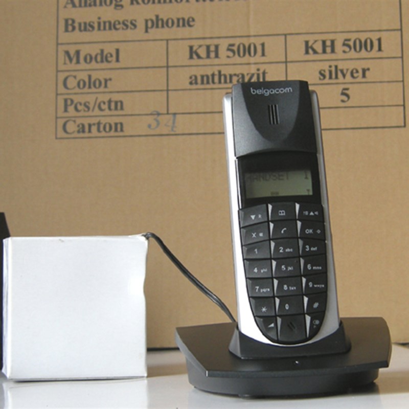 新款分体独立机来电显示办公家用座机一拖一数字无绳电话子母机