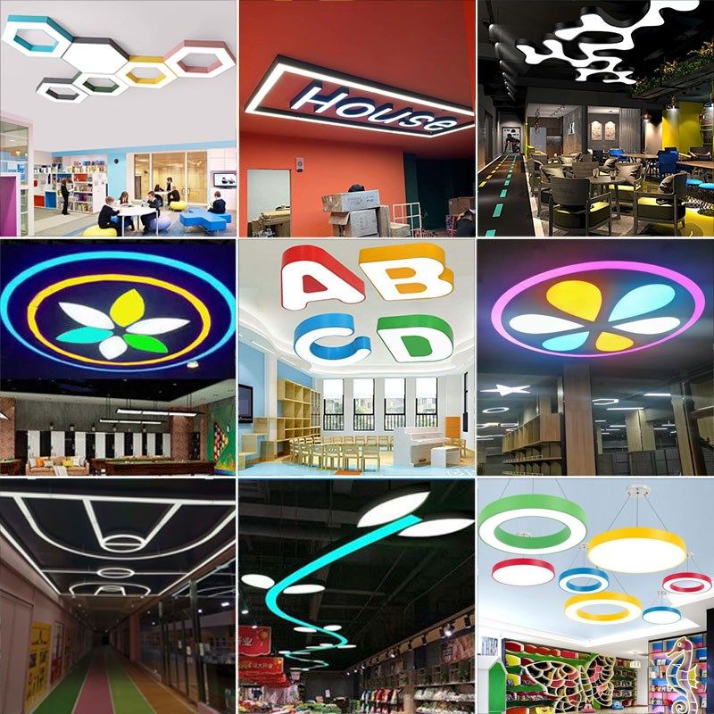 ld造型灯创意异形 办公室健身房游乐场网吧超市台球室电玩城吊灯,家装灯饰光源,商用吊灯,淘宝优惠券,粉丝福利购,淘宝优惠卷