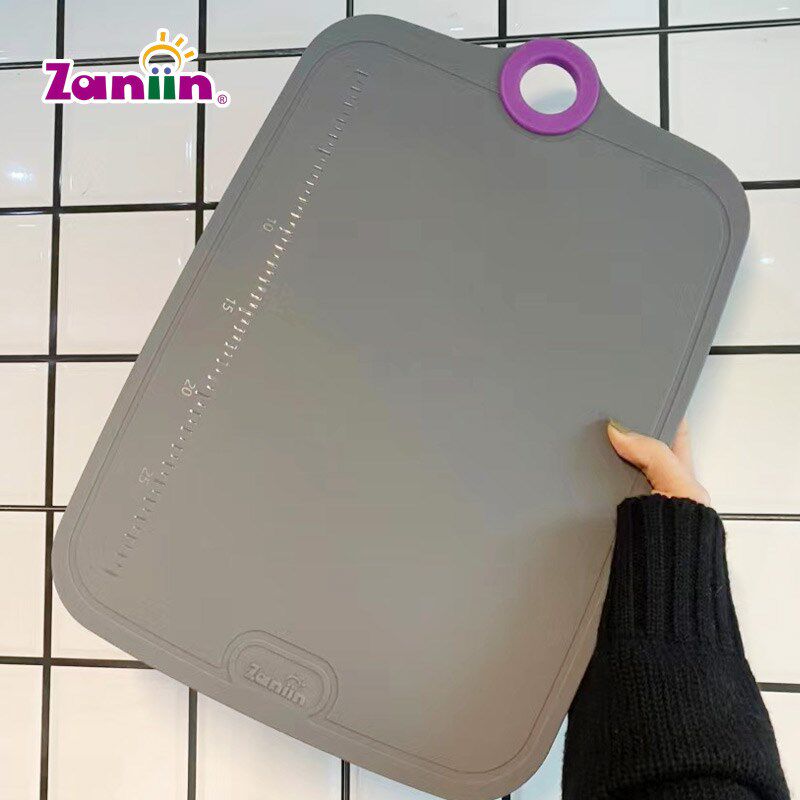 台湾zaniin菜板100%TPU砧板大号环保无毒双面无屑防霉水果案板新