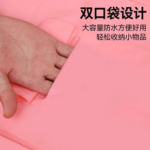 雨披 雙帽檐兒童雨衣男女童幼兒園小學(xué)生帶書包寶寶上學(xué)中大童長(zhǎng)款