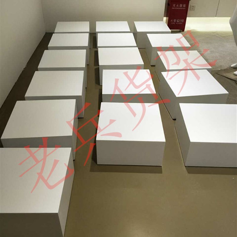 展台 木质烤漆展台地台模特展示台橱窗展示台高底流水台