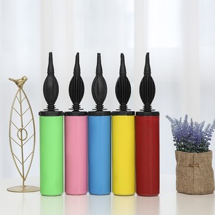 打气筒气球游泳圈充气筒手动打气筒脚踩脚踏儿童玩具皮球充气工具