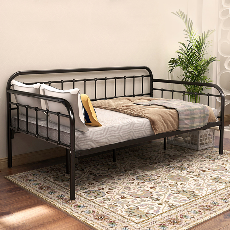 欧式沙发床两用铁艺床单人小户型客厅书房午睡多功能铁艺沙发