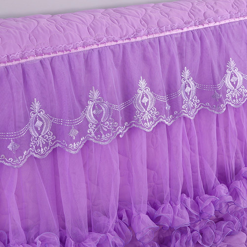 公风全包床头罩韩式蕾丝软包床头保护罩夹棉加厚防尘罩拆洗