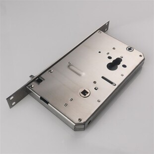 指纹锁智能锁专用全钢活快2*2 75锁体带天地钩两档