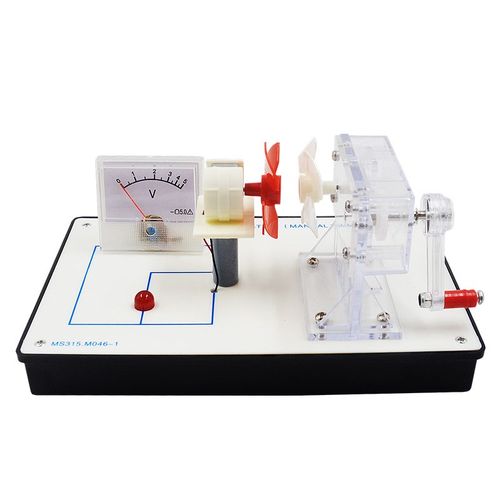 风力发电演示风能量转换电能科学探究实验物理手摇发电机教学器材