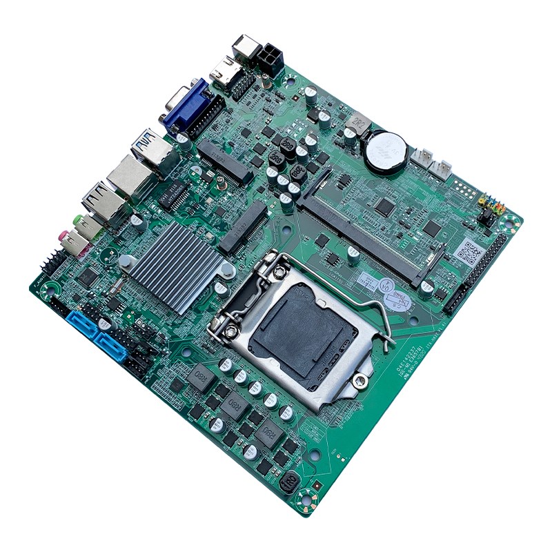 精粤H81迷你 itx工控主板微型小主机电脑一体机11针17*17