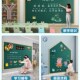 黑板墙儿童移除伤墙磁性在墙上学习写字板画画涂鸦小黑板家庭磁吸