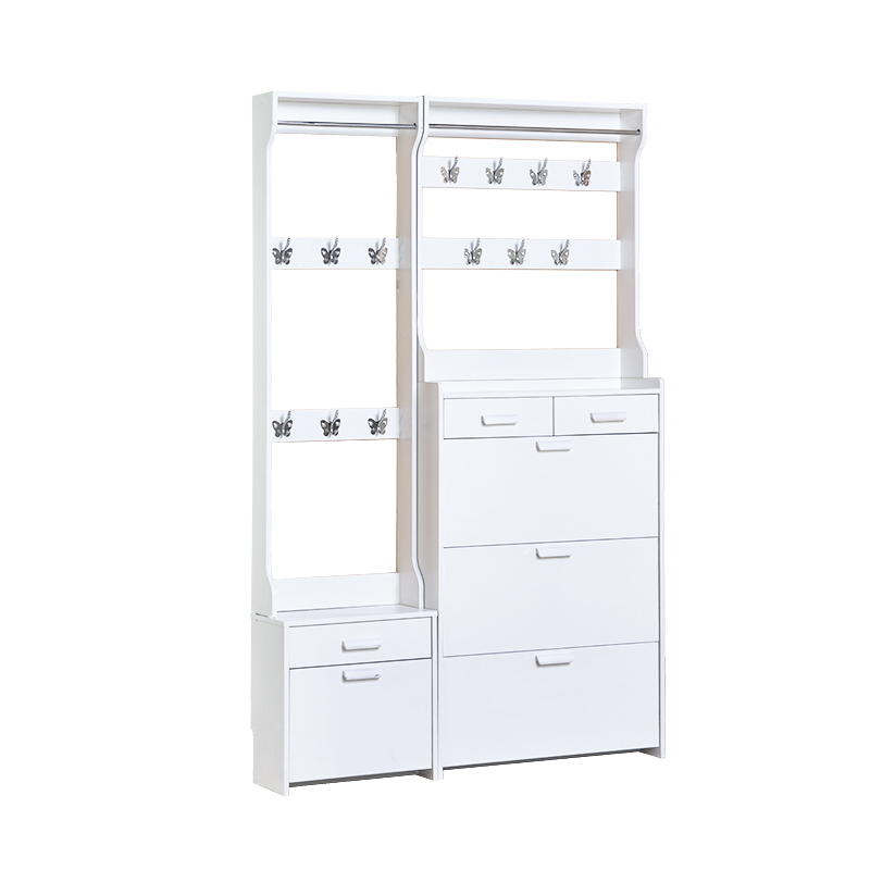 门厅鞋柜衣帽现代进门挂衣架玄关室外超薄15cm多功能窄