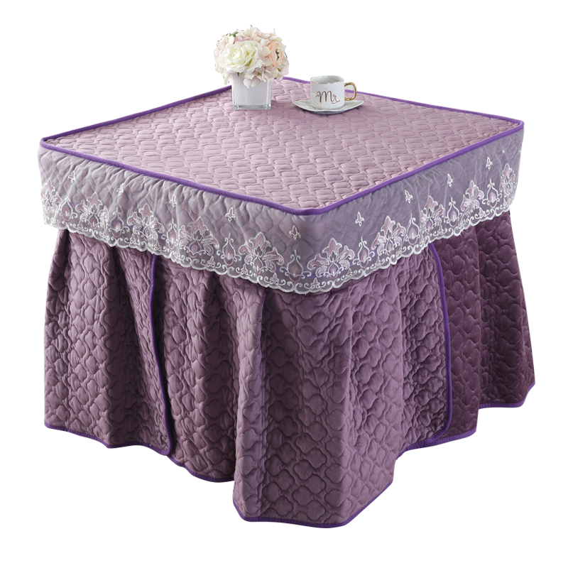 正方形电炉罩烤火罩烤火桌子罩烤火被茶几电暖炉电烤炉桌布加厚