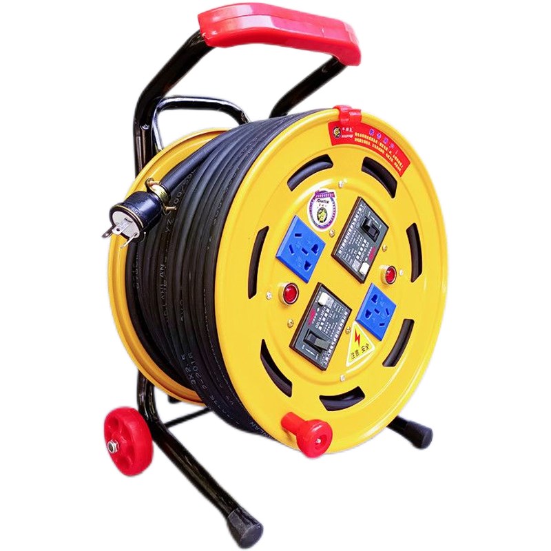 一机一闸控电缆盘拖线盘延长接线盘卷线绕线轴