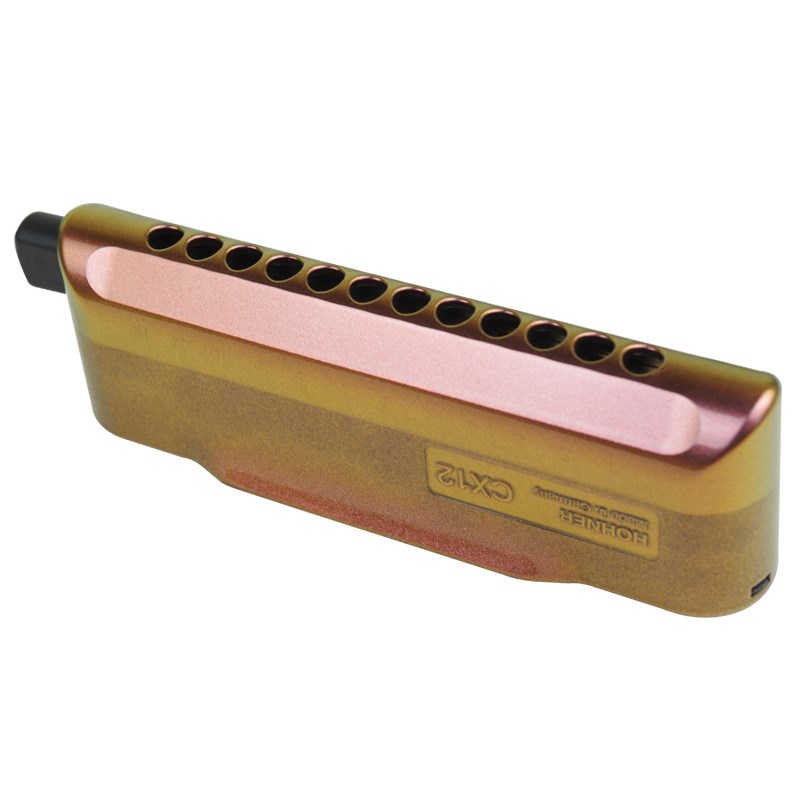 德国HOHNER和来 CX-12 JAZZ爵士款 12孔半音阶口琴 彩虹漆