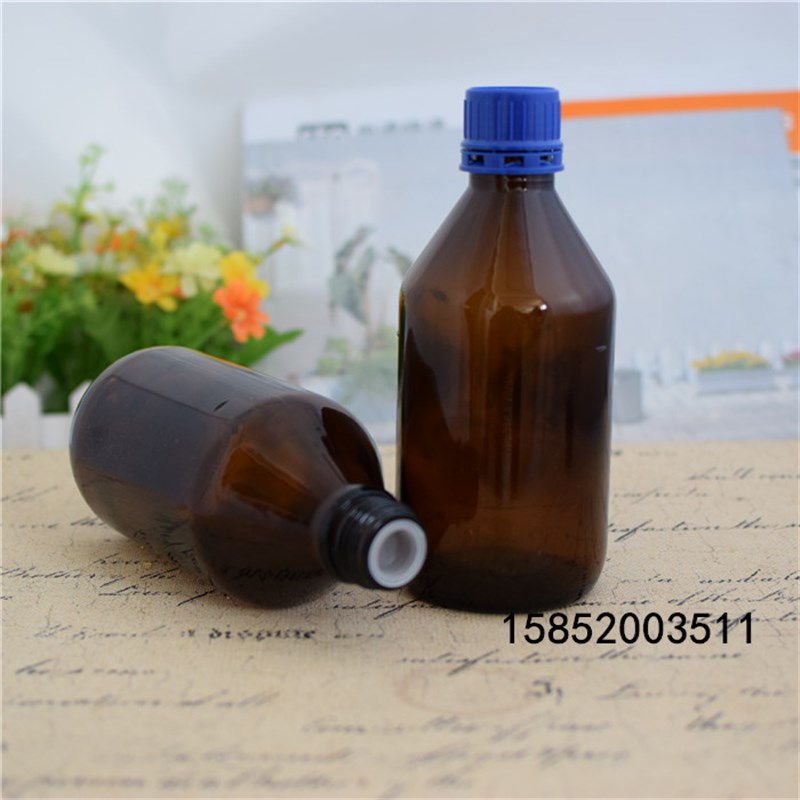 直销棕色实验瓶试剂盐水玻璃瓶螺口样品瓶防盗玻璃甲醇空瓶