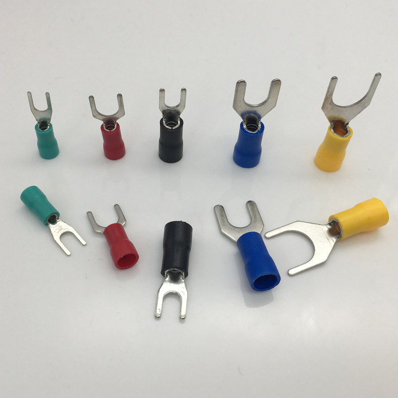千只叉型型U型预绝缘端子头冷压接线端子线耳铜鼻子,电子/电工,接线端子,淘宝优惠券,粉丝福利购,淘宝优惠卷