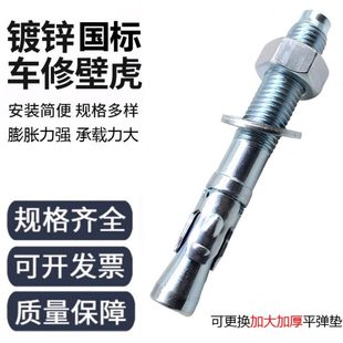 车修壁虎国标车修膨胀螺丝拉爆 电梯螺栓大全M8M10M12M16M20MM 包邮