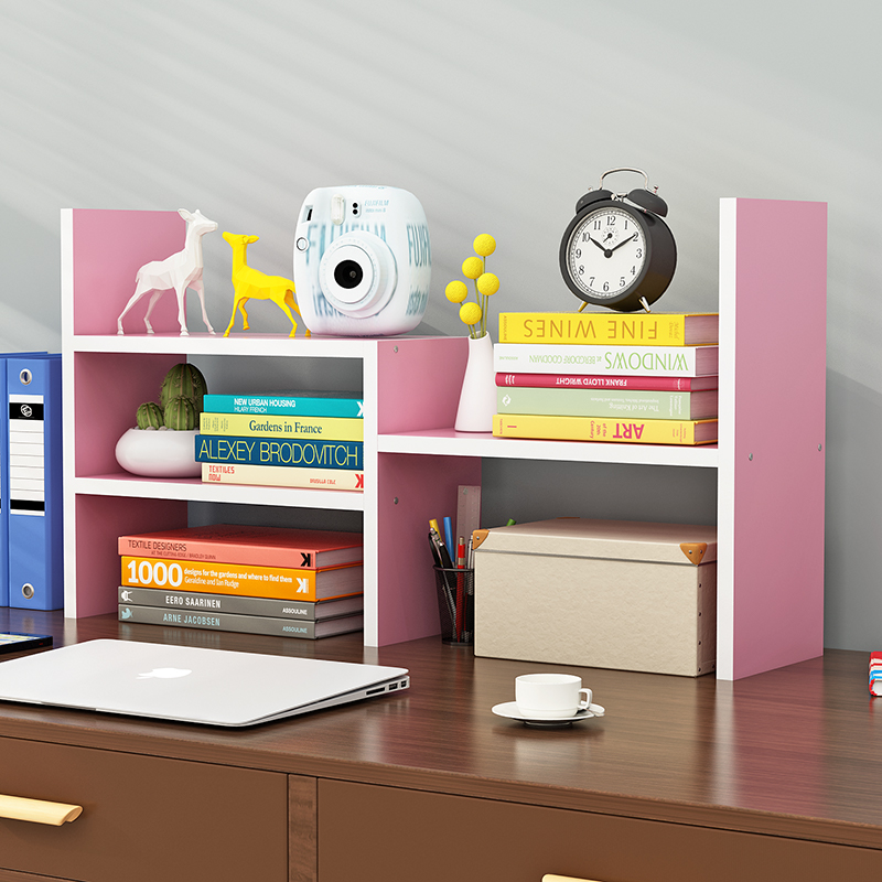 桌面置物架e办公桌收纳书桌收纳置物架简约桌上书柜宿舍多层小书