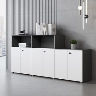 办公柜矮柜隔断柜边柜侧柜茶水柜打印机柜文件柜带密码锁储物柜