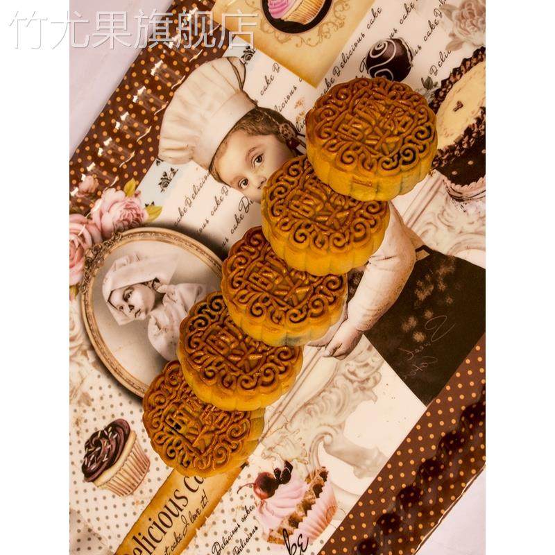 广西钦州小董黄记时兴月饼麻蓉黑芝麻五仁叉烧冬蓉老式传统纸包装